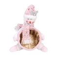 thumbnail image 1 of Christmas Doll Candy Bowl Holiday Festive Candy Storage Dish Xmas Tabletop Ornament Decorative Container For Seasonal, 1 of 3