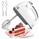 thumbnail image 2 of Batidor de huevos eléctrico de mano, batidor automático doméstico, batidor de clara de huevo y crema, mini blanco de 7 velocidades, 2 of 5