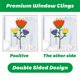 thumbnail image 3 of 9 Uds pegatinas de ventana de primavera flores mariposa girasol primavera pegatinas decorativas para ventana, 3 of 7