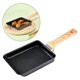 thumbnail image 3 of Sartén japonesa para tortillas con mango de roble, fondo antiadherente y resistente a los arañazos. Negro 15*20, 3 of 7