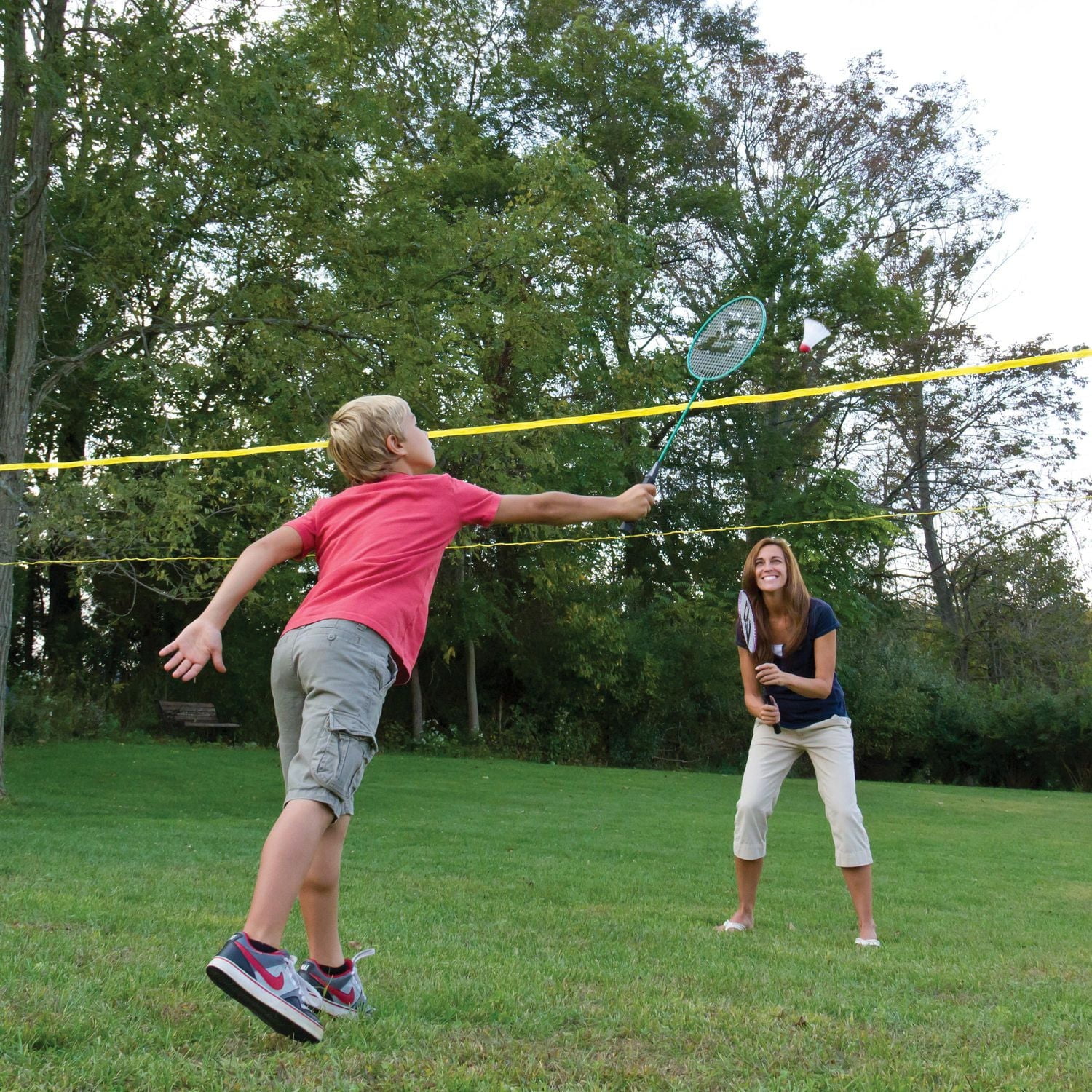 EastPoint 4 Game Combo - Volleyball, Badminton, Shuttle Smash & Disc Toss
