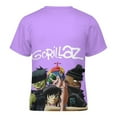 thumbnail image 5 of Gorillaz Kid Shirts Unisex Casual Tops 3D Print Graphic Tees Short Sleeve T Shirts for Boys Girls 100CM, 5 of 8