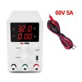 thumbnail image 1 of Alimentation de Laboratoire USB DC 60V 5A Régulée, Réglable, Régulateur de Tension 30V 10A, Stabilisateur, Commutation, Source de Banc, 1 of 6
