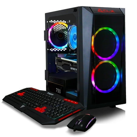 CLX - SET Gaming Desktop - AMD Ryzen 5 3600 - 16GB Memory - NVIDIA GeForce RTX 3060 Ti - 240GB SSD + 2TB HDD