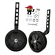 thumbnail image 2 of Ruedas de entrenamiento para bicicleta infantil, resistentes, universales, para 12", 14", 16" y 18" negro, 2 of 9