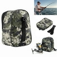 thumbnail image 2 of Outdoor Camouflage Fishing Reel Waist Bag Portable Tackle Holder Storage Pouch, 2 of 6