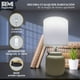 thumbnail image 3 of Lámpara De Mesa Noche Elegante De Cerámica Moderna blanco Grande, 3 of 8