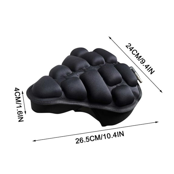 Kyusrd Universal Bicycle Seat Cushion Inflatable Seat Cushion Cover Portable Mini Anti-shock To Reduce Pressure With Inflatable Cylinder