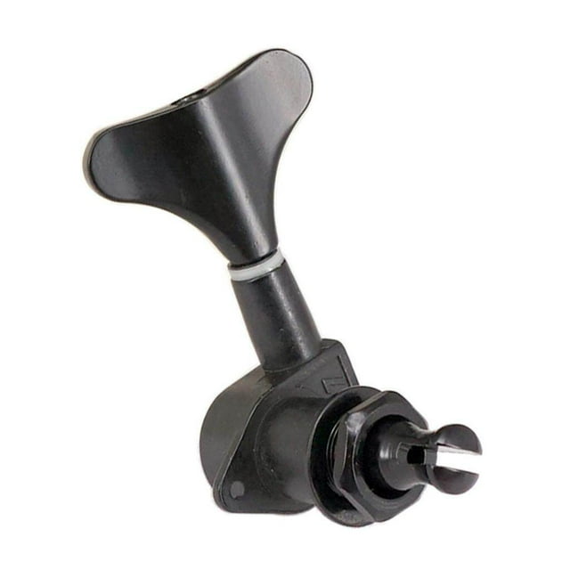 Tuner de Cordon Scellé Tête de Machine Bouton 2R3L Têtes de Machine pour Basses Partie Noire 2R3L