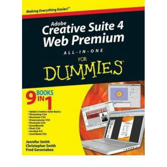 Pre-Owned Adobe Creative Suite 4 Web Premium All-in-One Desk Reference For Dummies (Paperback) 0470414073 9780470414071