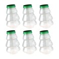 thumbnail image 1 of Tarro de dulces de 6 piezas, botella de azúcar transparente grande para , adornos navideños herméticos en forma de Navidad con tapa para cocin Verde mayimx tarro de caramelo, 1 of 9