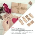 thumbnail image 4 of 5pcs DIY Linen Strips Delicate Lace Linen Rolls DIY Handmade Gift Package Ribbon, 4 of 8