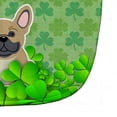 thumbnail image 3 of French Bulldog Cream Shamrocks Baby Bib, 3 of 3