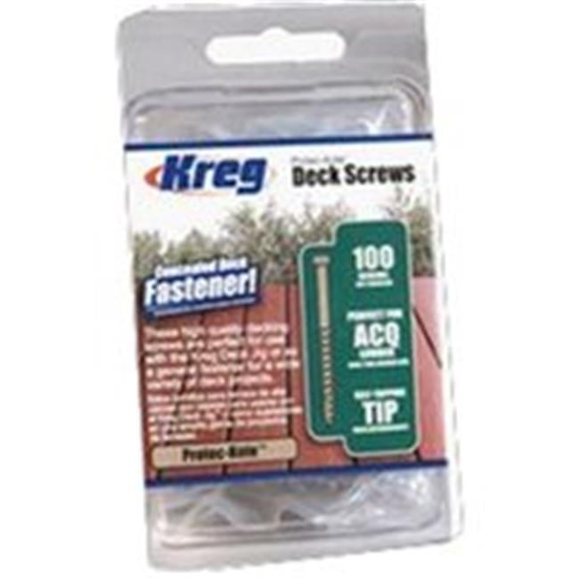 100 Ct Deck Screw KREG SDK-C2W-100 2-Inch 8 Coarse
