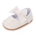 thumbnail image 6 of Baby Girls Cute Moccasinss Heart Pattern Soft Sole Leather Flats, 6 of 8