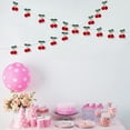 thumbnail image 6 of Dalrosia 3PCS Cherry Garland Decoration - DIY Pom Pom Fruit Cherry Hanging for Kids Bedroom Kitchen Decoration Baby Shower Party Favor, 6 of 7