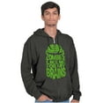 thumbnail image 5 of Funny Zombies Like Me For My Brains Zip Hoodie Sweatshirt Men Brisco Brands S, 5 of 6