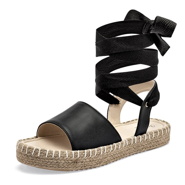 SANDALIA PLANA QUEEN NEGRO 140788