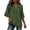 Army Green, variant on XuJwPNcy Womens T Shirts V Neck 3/4 Bell Sleeve Tops Trendy Ruffle Hem Blouse Casual Summer Outfits Ladies Soft Tees