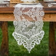 thumbnail image 2 of Antique Table Runner Lace Embroidered Rectangle Table Runners Party Supplies-70cm, 2 of 6