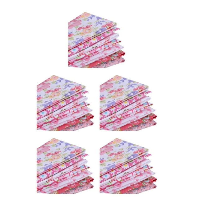 Paquete de 7 Bolsas de Algodón Billuyoard con Estampado Floral 25x25cm