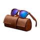 thumbnail image 1 of Gafas de con montura de madera, gafas de de playa creativas para acampar en interiores, mujeres y hombres Azul, 1 of 8