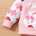 thumbnail image 6 of Qingpeng Toddler Baby Girls Clothes Outfits Long Sleeve Solid Color Front Zipper Hoodie Sweatshirt and Jogger Pants 2 Piece Fall Winter Sweatsuit Set, 6 of 8