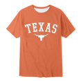 thumbnail image 4 of Tshirts Men Male Fashion Spring Summer Short Sleeved Round Neck Solid Color Mens Shirts Orange XXXL, 4 of 4
