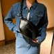 thumbnail image 3 of Bolso bandolera de pecho de marca de diseñador 2023, nuevo, de gran capacidad, moderno, para ciclismo, de cuero suave, para mujeres y hombres, superventas, 3 of 4