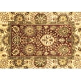 thumbnail image 1 of Ahgly Company Indoor Rectangle Abstract Brown Modern Area Rugs, 6' x 9', 1 of 4
