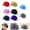 Classic Color, variant on 8-Pack Women's Derby Fascinator Hats, Pillbox Tea Party Headbands for Horse Racing, Church Favors and Bulk Party Accessories
