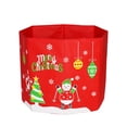 thumbnail image 1 of Yeacher Christmas Tree Foot Holder Snowman Santa Claus Elk Pattern Reusable Christmas Tree Storage Bags, 1 of 8