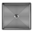 thumbnail image 2 of Whitehaus Collection WHNPL1577-GM Noah Plus 10 Gauge Frame & Squared Semi-Recessed Basin Set - Gunmetal, 2 of 2