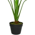 thumbnail image 3 of Northlight 35" Potted Green Wide Leaf Monster Artificial Floor Plant, 3 of 3