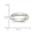 thumbnail image 2 of Sterling Silver Rhodium-plated 4mm Half-Round Band, 2 of 2