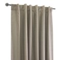 thumbnail image 2 of Baker 100% Blackout Back Tab Curtain Panel 52" x 84" in Oatmeal, 2 of 7