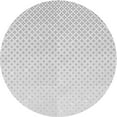thumbnail image 1 of Ahgly Company Indoor Round Patterned Off-White Novelty Area Rugs, 7' Round, 1 of 6