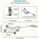 thumbnail image 2 of Floor Mount Single Brass Pedal Valve, Foot Operated Faucet, Foot Valve For Foot Pedal Faucet Touchless Foot Operated Water Pump, 2 of 5