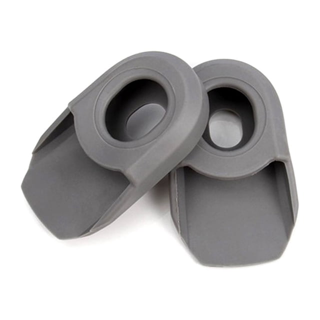 Wosthever VIARON 2 Piezas Protector de brazo de manivela de bicicleta Tapa Accesorios para botas Ciclismo Gris