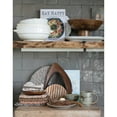thumbnail image 3 of Bloomingville Mango wood footed bowl, Walnut Finish, 3 of 4