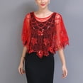thumbnail image 4 of Women Summer Evening Party Dress Cover Up Short Capalet Wrap Shrug Bolero Shawl, 4 of 4