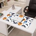 thumbnail image 3 of Long Mouse Pads for Desk,Colorful Pumpkin Halloween Pattern Desk Mats on Top Of Desks, Desk Mouse Pad Extra Large with 3mm Non-Slip Base and Stitched Edge for Gaming,Office,Work,Home 31.5"x15.7", 3 of 6