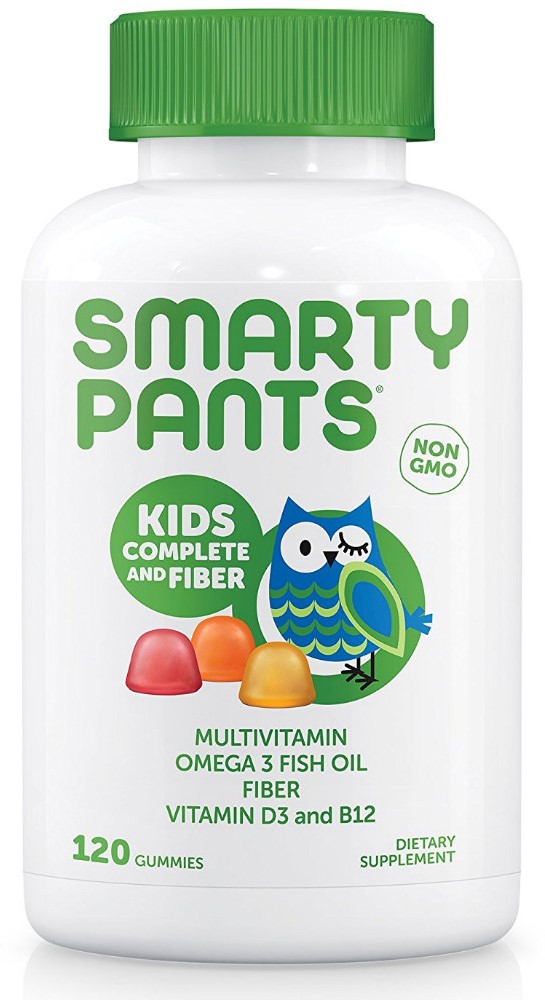 SmartyPants Kids Complete Fiber Delicious Gummy Multivitamins 120 ea (Pack of 2) - image 1 of 2