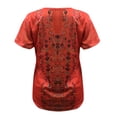 thumbnail image 1 of T-Shirt à Col en V Imprimé à Manches Courtes T-shirts Décontractés Chemisier, 1 of 4