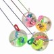 thumbnail image 1 of 4pcs Flash Bouncing Balls Kids Outdoor Toys Birthday Gifts for Children Random Pattern 5.5cm, 1 of 3