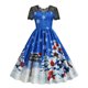 thumbnail image 4 of Vestido de encaje Retro de Navidad para mujer, disfraces de manga corta, Swing Vintage, vestidos de fiesta, ropa de Navidad, Cosplay, 50S, 60S, 4 of 5