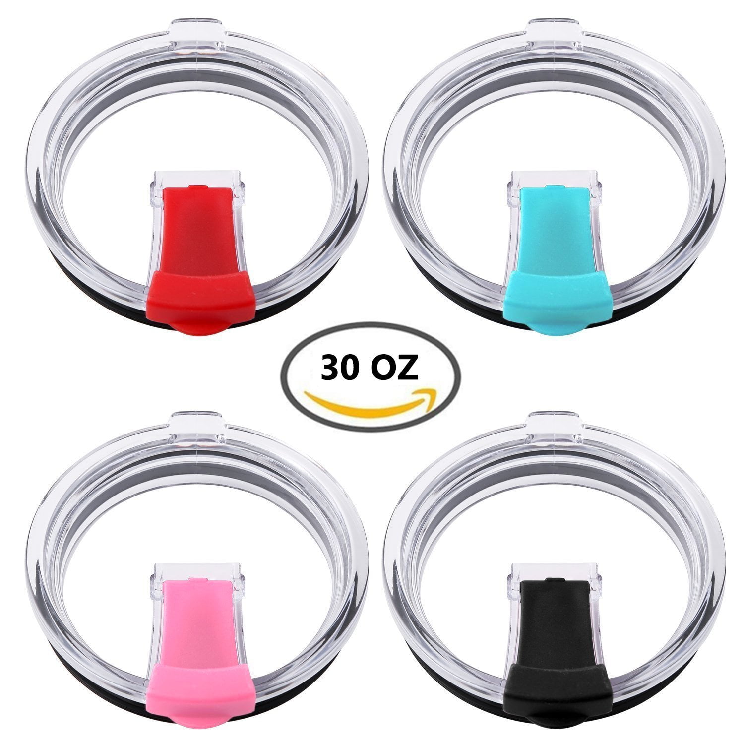 Tumbler Replacement Lids, Spill Proof and Splash Resistant Lid for