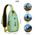 thumbnail image 5 of Crossbody Sling Backpack for Women Men Dolphin Yellow Banana Shoulder Sling Crossbody Casual Chest Bag for Travel Sports Running Hiking, 5 of 6