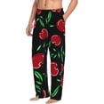 thumbnail image 2 of Daiia Cherry Men's Sleep Pant with Pockets and Drawstring,Pajama Pants-Medium, 2 of 9
