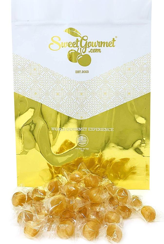 Washburn Wrapped Ginger Balls Natural Ginger Candy Retro Hard